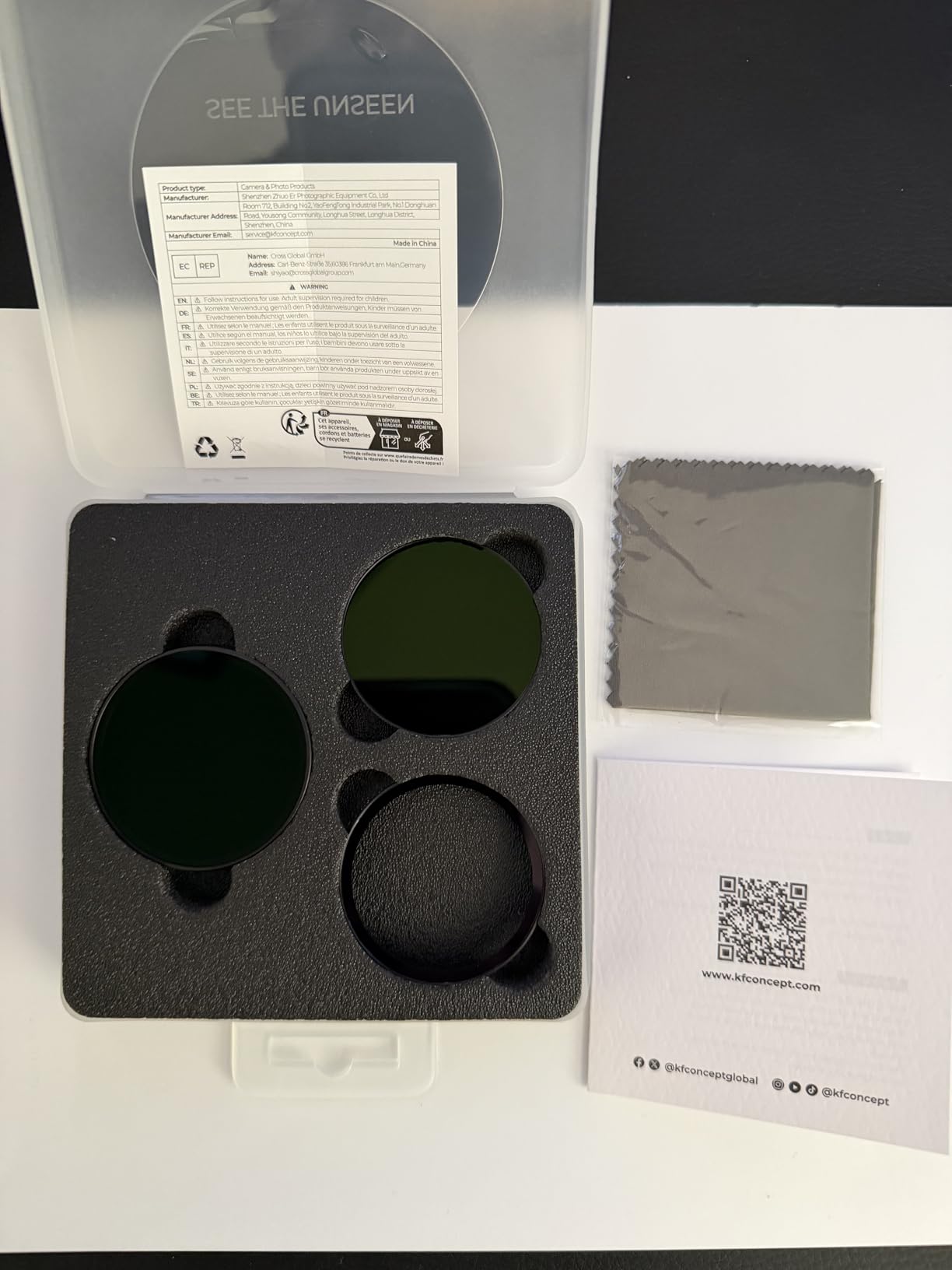 K&F CONCEPT Snap On Filter Kit for DJI Osmo Action 6 | 3 Pack CPL UV ND4-32 Polarizer Light Reduction Protection HD Optical Glass Multi-Coated Vlogging, FD141 customer photo 1