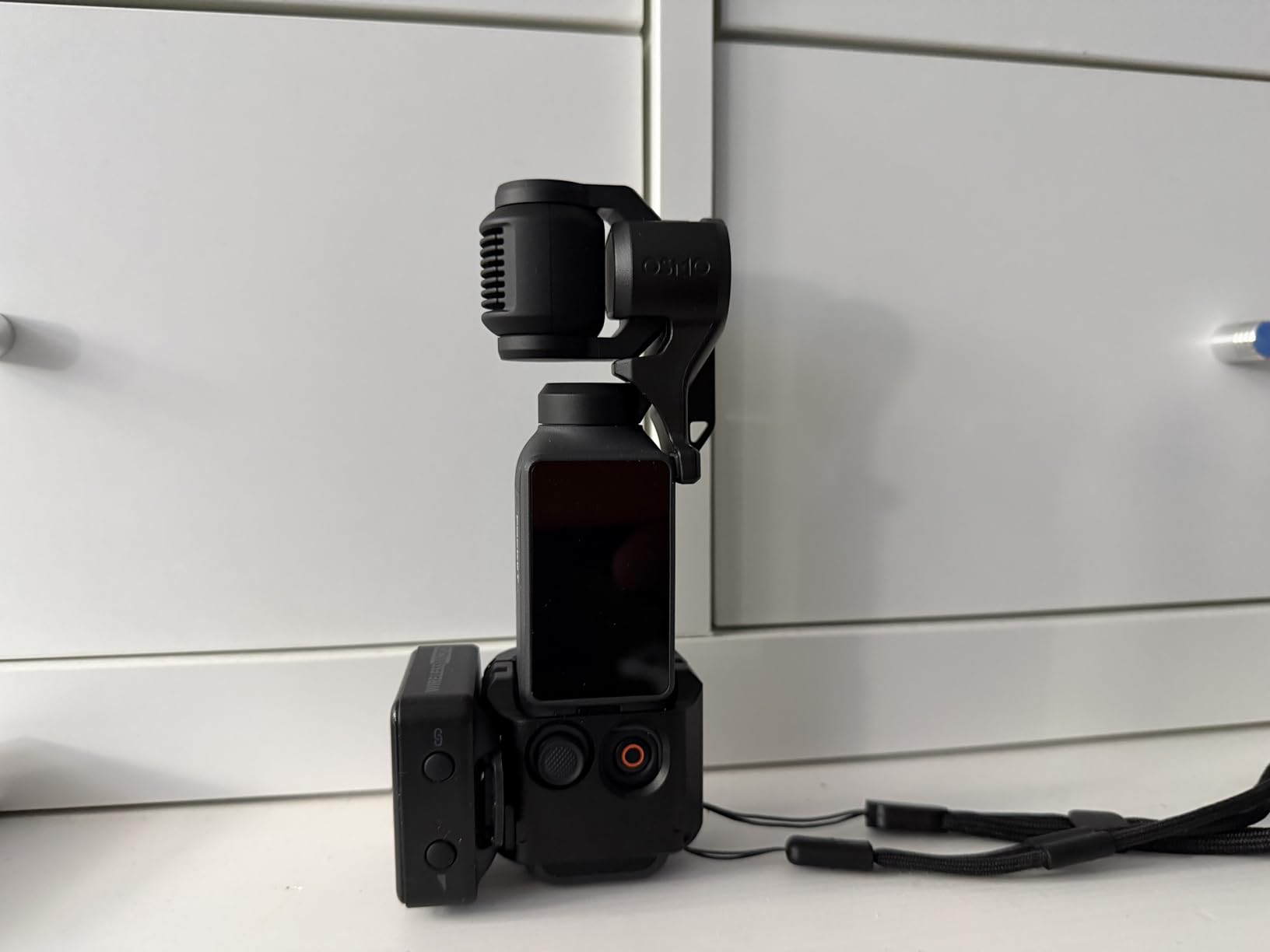 AMAZEAR Protective Cage for DJI OSMO Pocket 4/3/Xtra Muse Accessories, Metal Case Multifunction Frame Expansion with Quick Mount Bracket, Wrist Strap, Hot-Shoe for GoPro Adapter, Midnight customer photo 1