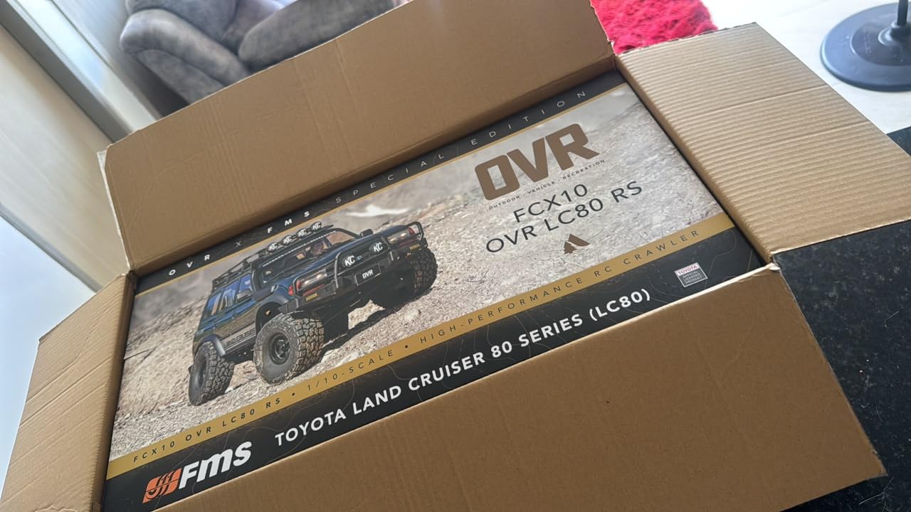 FMS FCX10 LC80 1/10 Brushless RC Crawler, Official Toyota Licensed RC Rock Crawler 4x4, High Torque 1/10 Brushless RC Truck with 2-Speed Transmission, Professional Brushless RC Car for Adult customer photo 2