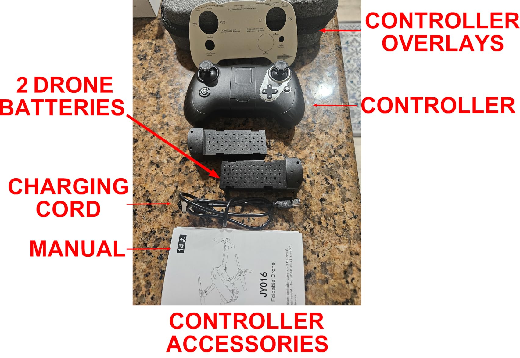 Drone with Camera for Adults and Beginners, 1080P HD FPV Foldable Mini Drones for Kids, 2 Batteries, Carrying Case, Trajectory Flight, Gravity Control, One-Key Takeoff/Landing, 360° Flip, Gift for Boy customer photo 1