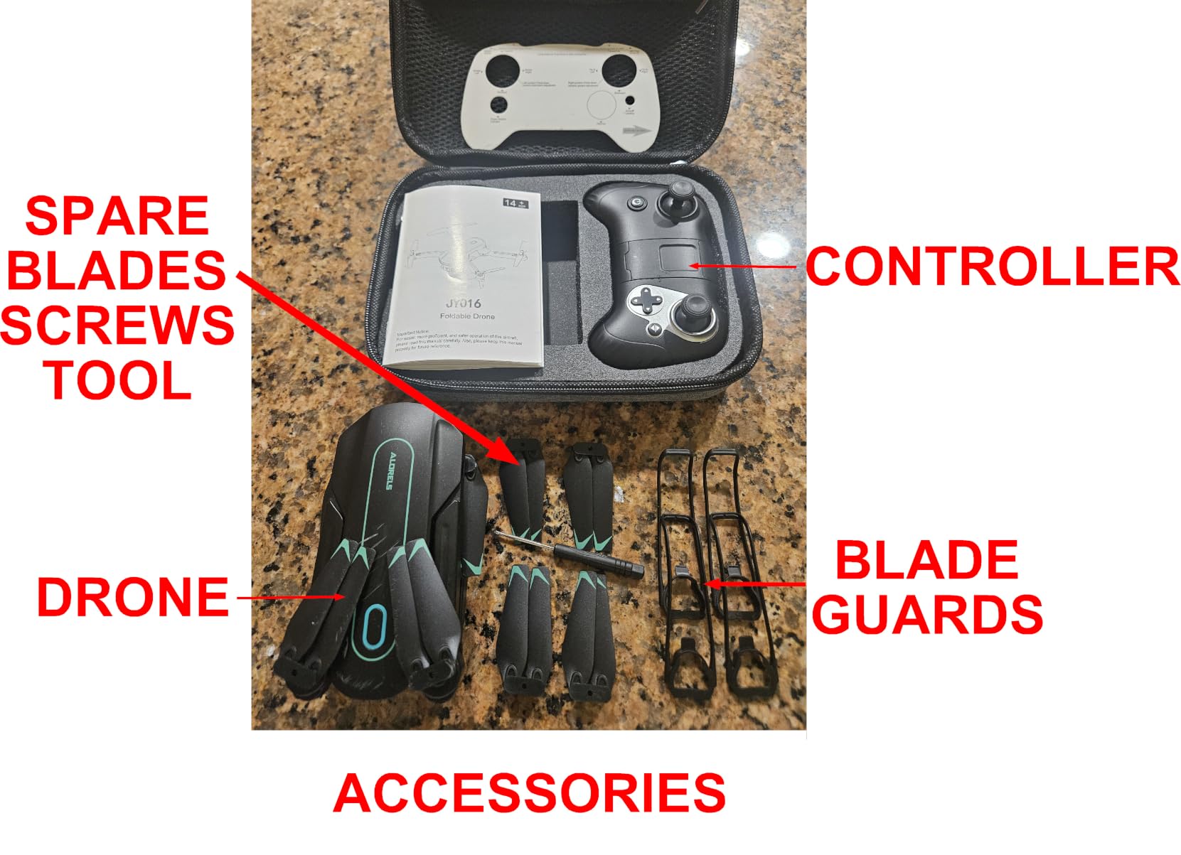 Drone with Camera for Adults and Beginners, 1080P HD FPV Foldable Mini Drones for Kids, 2 Batteries, Carrying Case, Trajectory Flight, Gravity Control, One-Key Takeoff/Landing, 360° Flip, Gift for Boy customer photo 2