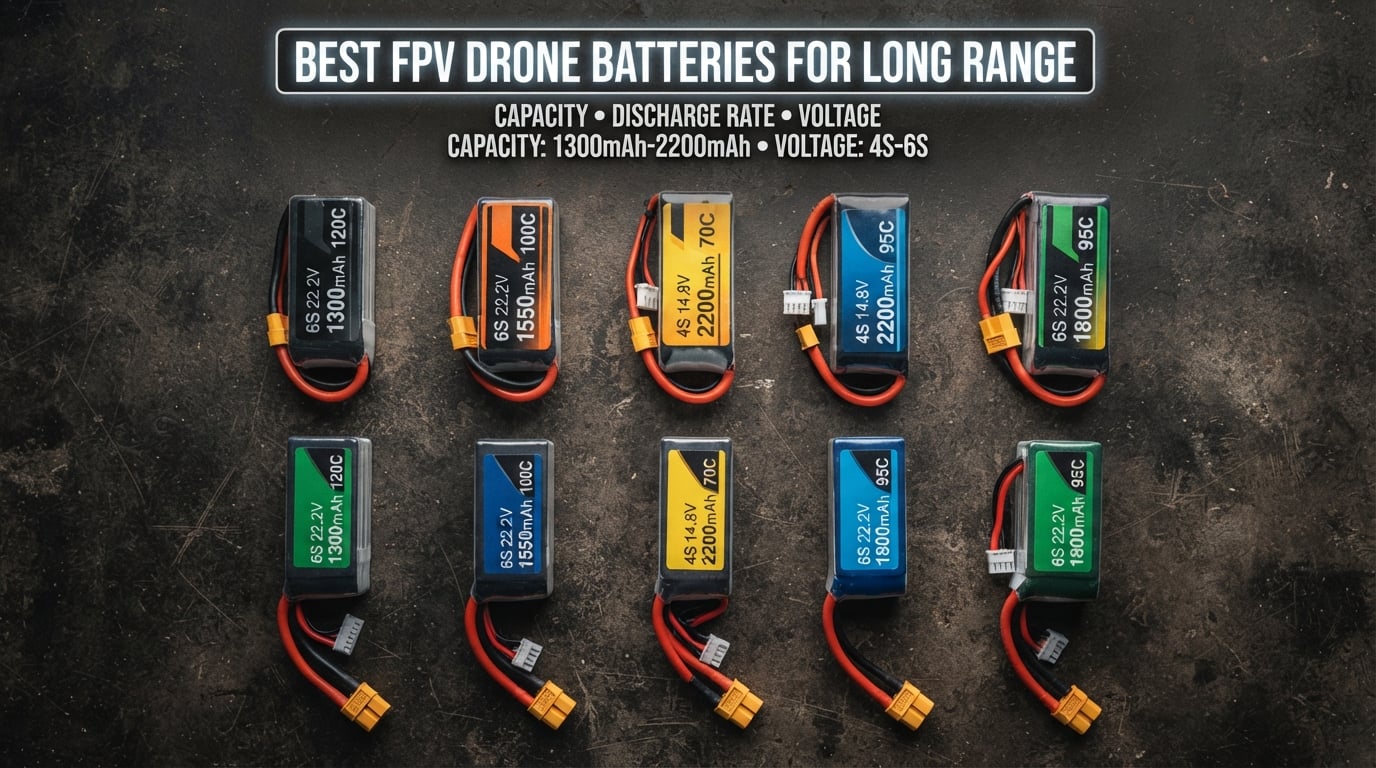 Best FPV Drone Batteries for Long Range