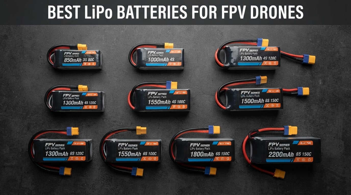 Best LiPo Batteries for FPV Drones