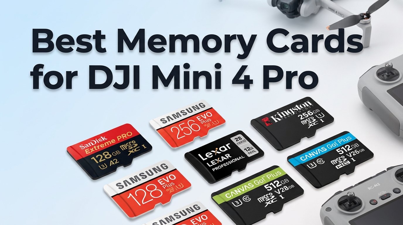 Best Memory Cards for DJI Mini 4 Pro