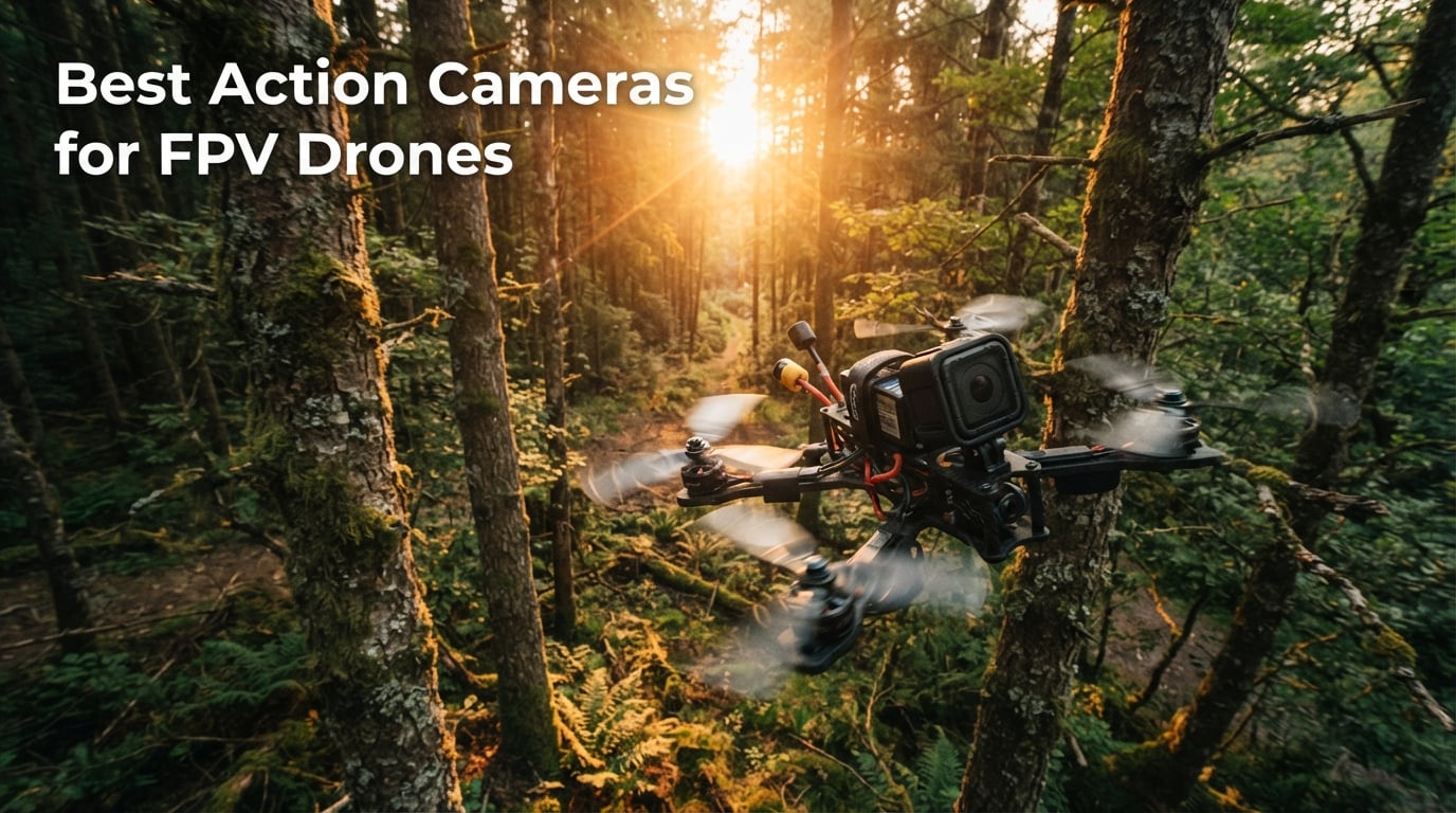 Best Action Cameras for FPV Drones
