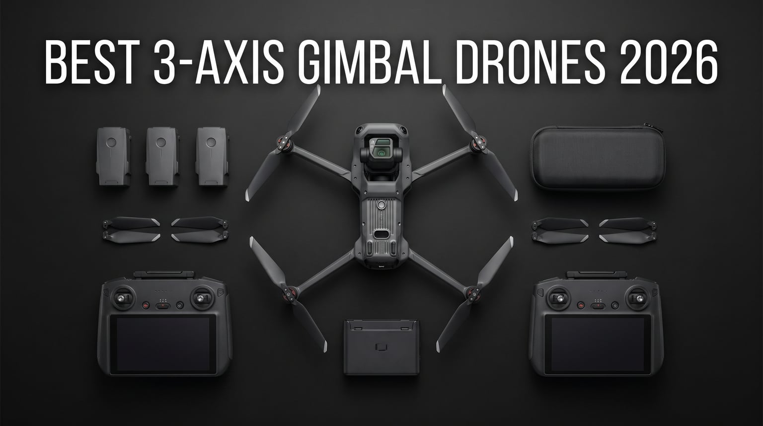 Best Drones with 3-Axis Gimbals
