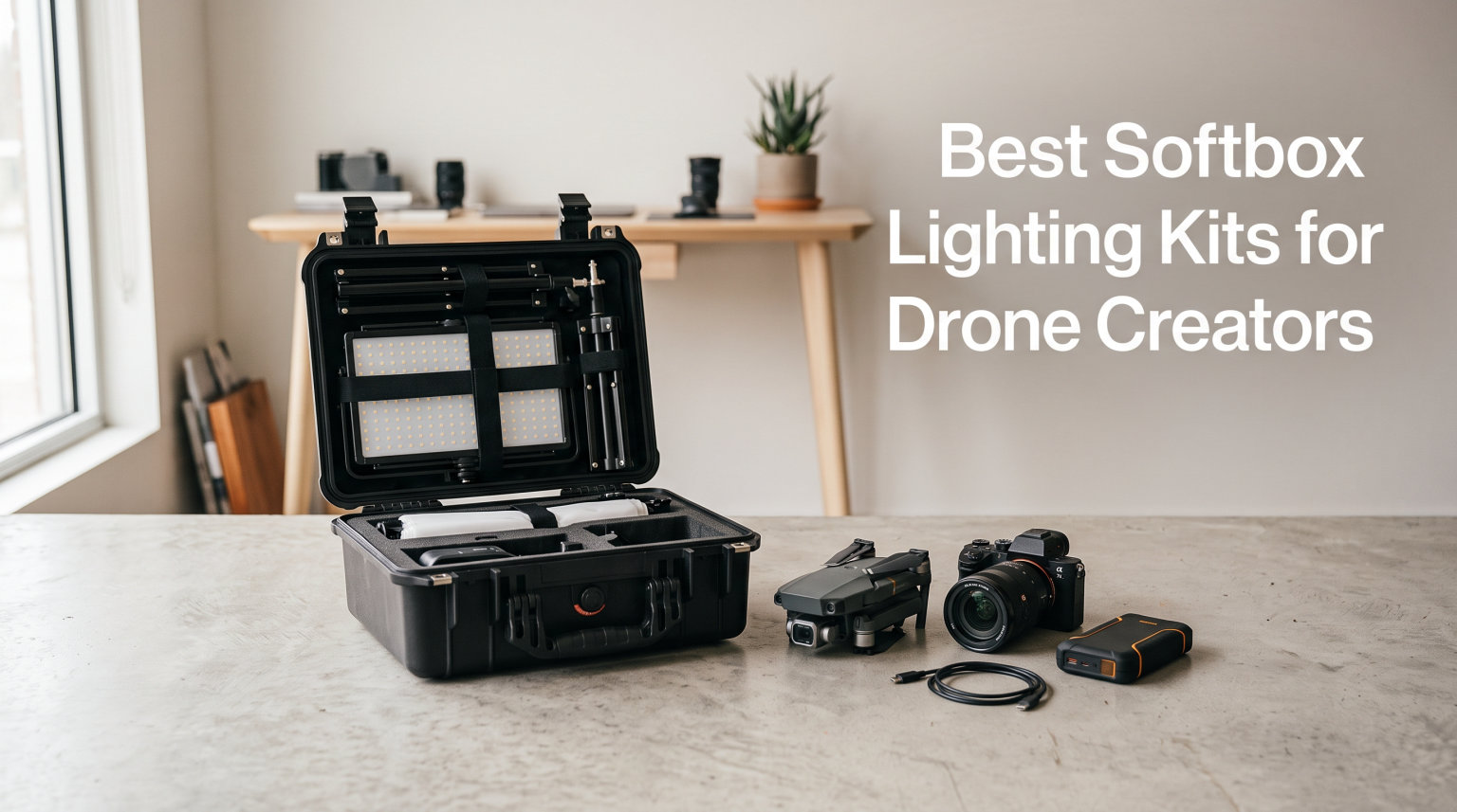 Best Softbox Lighting Kits for Drone Creators