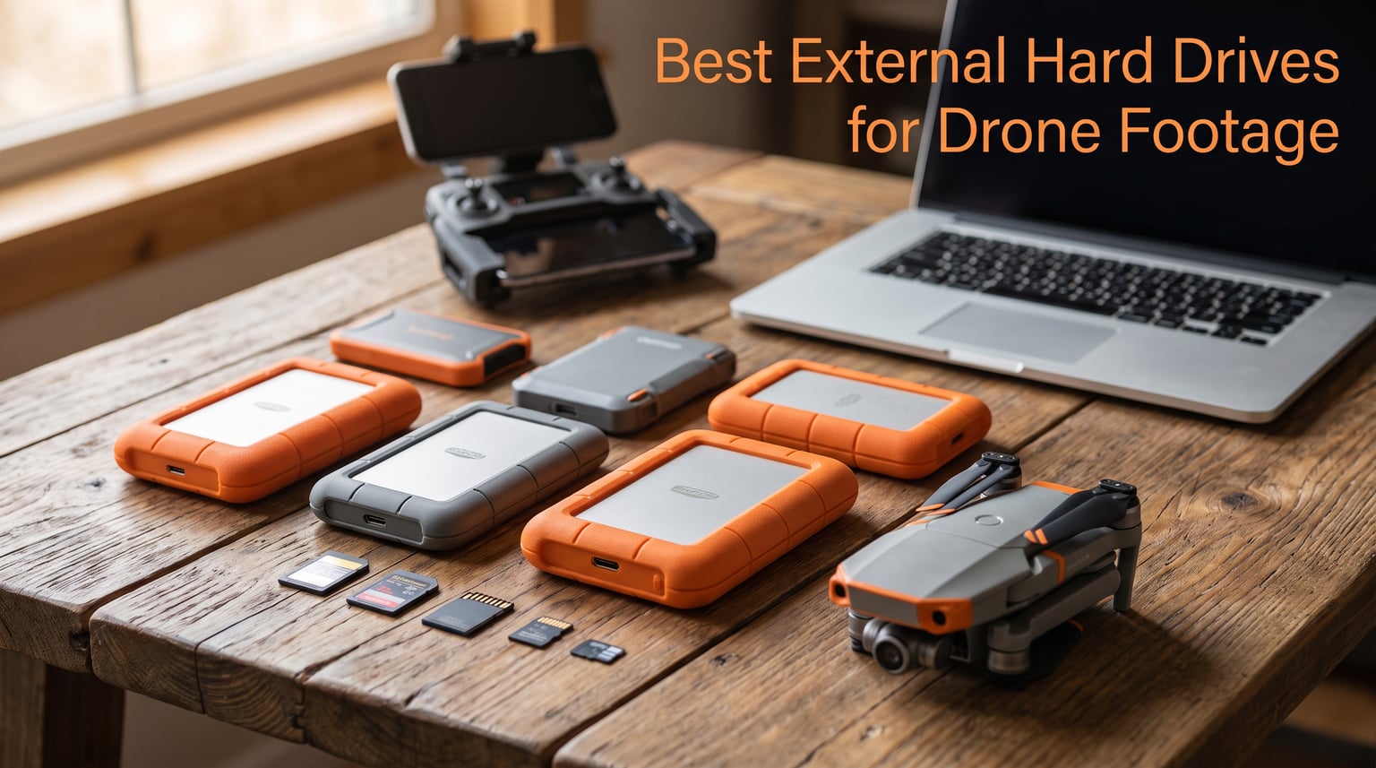 Best External Hard Drives for Drone Footage