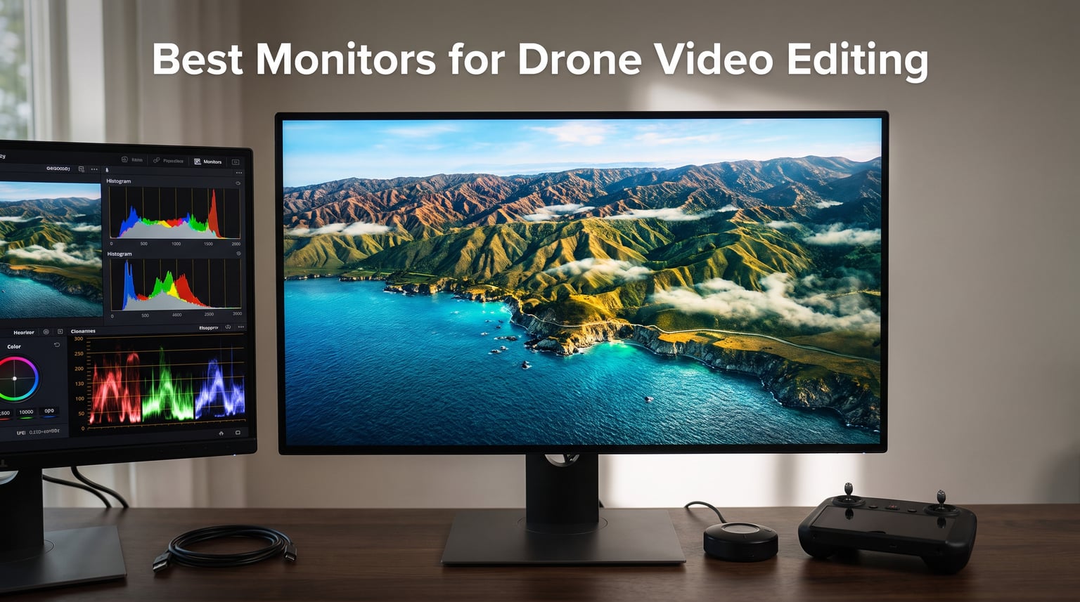 Best Monitors for Drone Video Editing