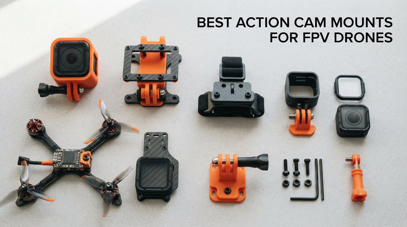 Best Action Cam Mounts for FPV Drones