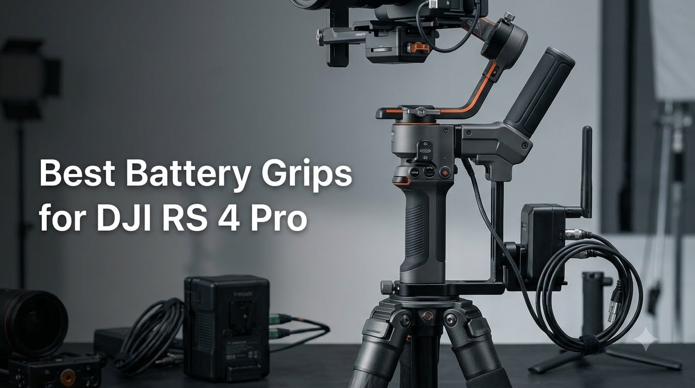 Best Battery Grips for DJI RS 4 Pro