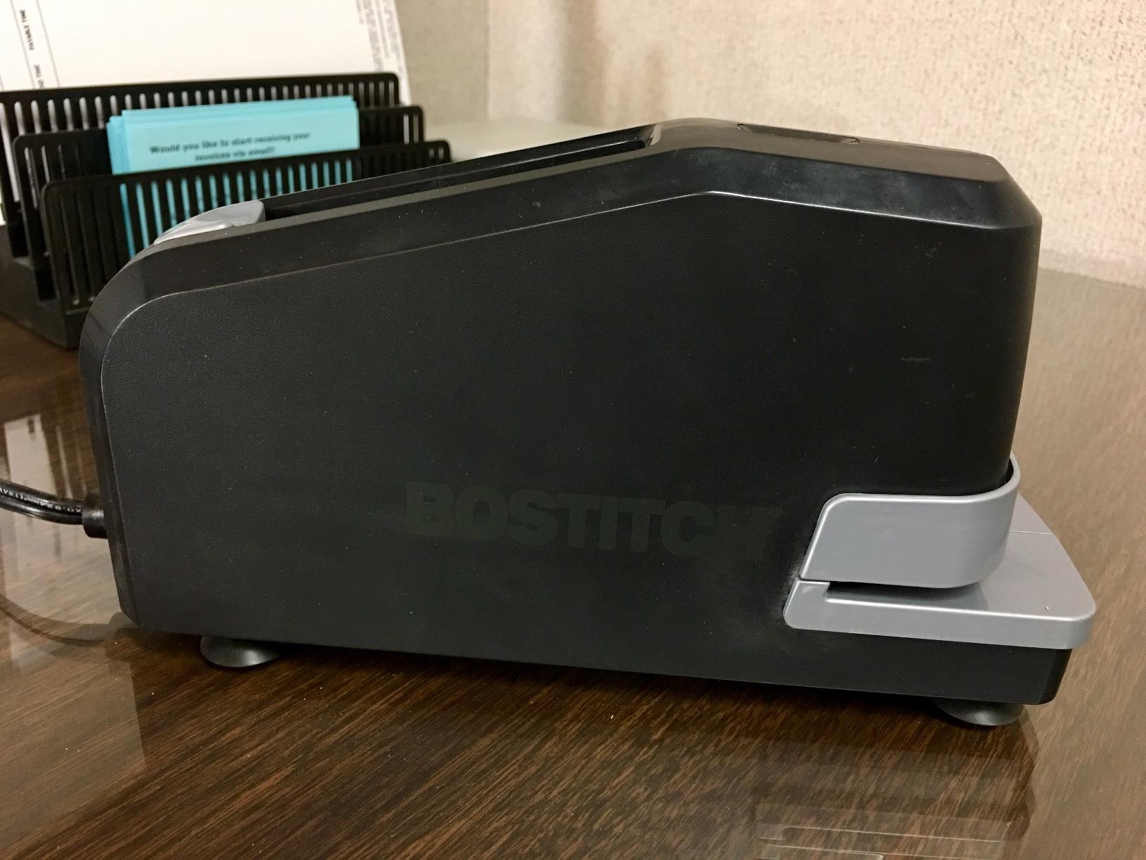 Bostitch Impulse Drive, 30 Sheet Electric Stapler, No Jam Technology, Easy Reload, Black customer photo 1