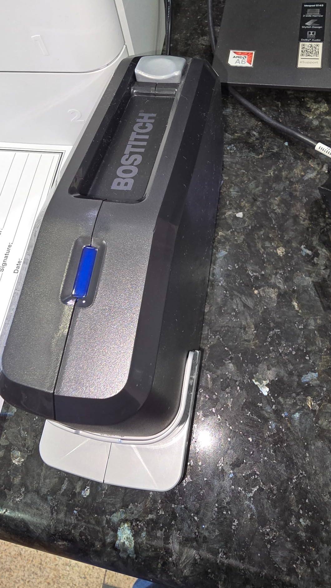 Bostitch Impulse Drive, 30 Sheet Electric Stapler, No Jam Technology, Easy Reload, Black customer photo 2