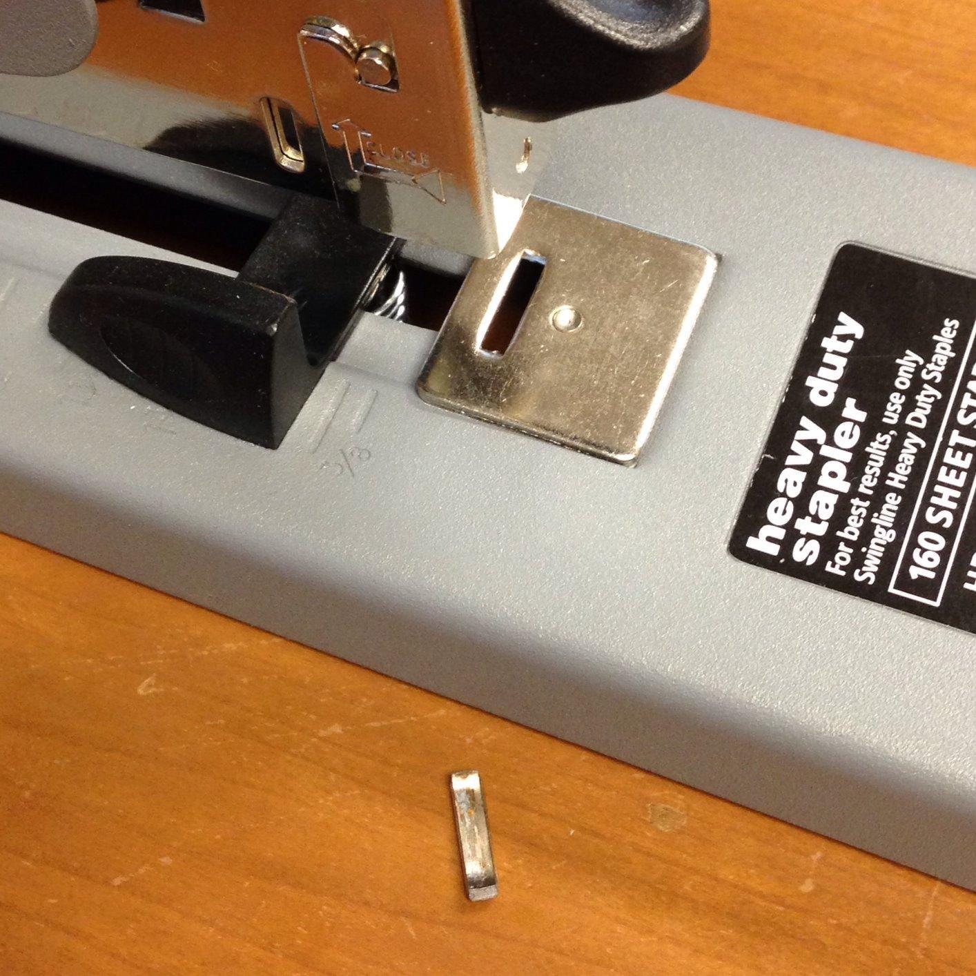 Swingline Heavy Duty Stapler, 160 Sheet Capacity, Jam Free, Metal, Black and Gray (39005) customer photo 2
