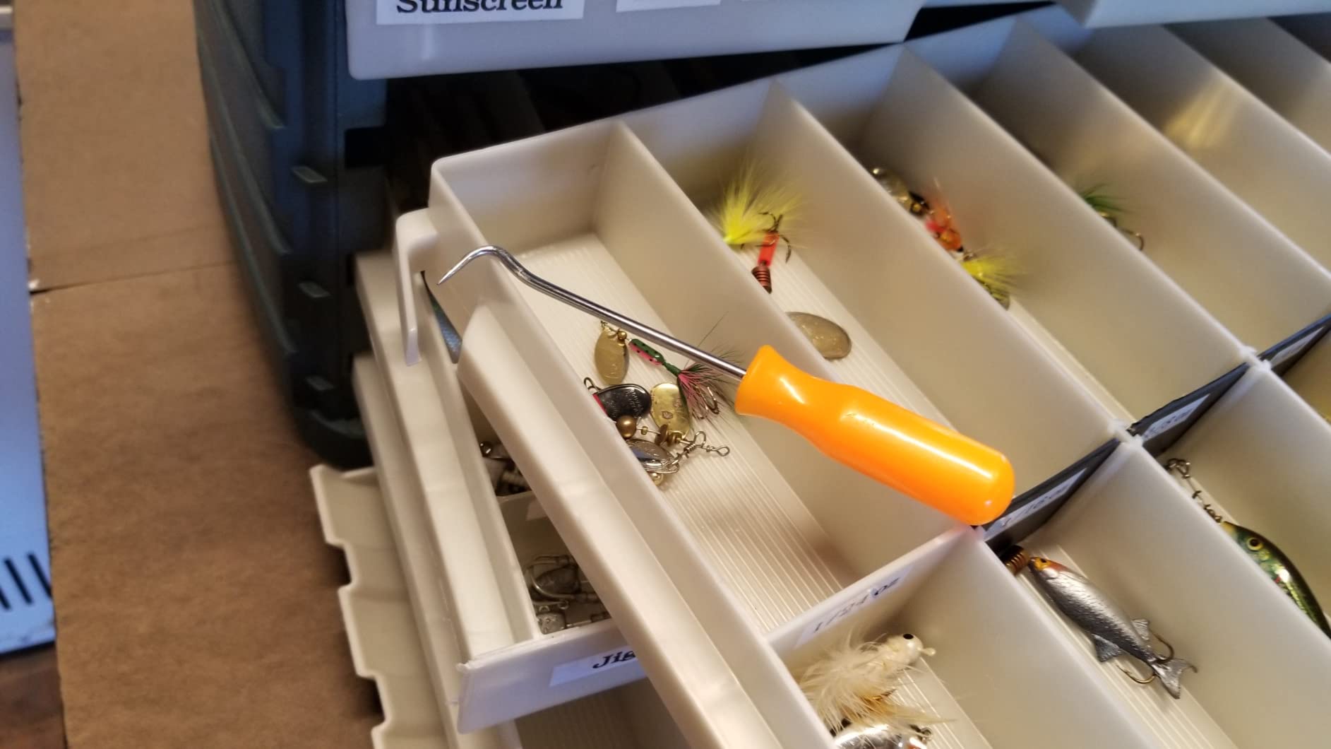 Plano 4-Drawer Tackle Box Green Metallic/Silver, One Size customer photo 2