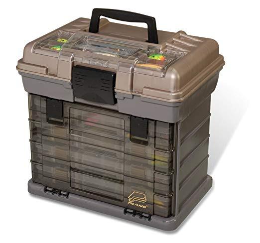 Plano Guide Series StowAway 4-By Rack System Tackle Box, Holds 4 3700 Utility Tackle Boxes, Quick-Access Top Storage with DuraView Lid, Durable Construction, Flexible, Adaptable Fishing Box customer photo 2