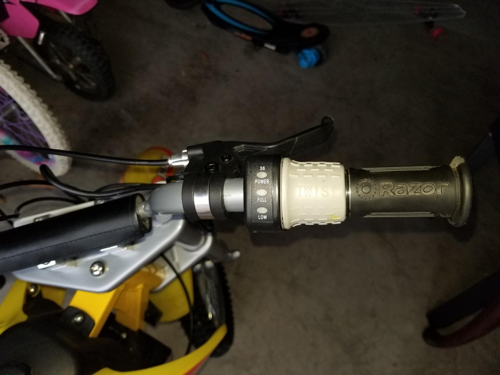 Razor MX650 Dirt Rocket Off-Road Motocross Bike - 36V Electric Ride-On, Up to 17 mph, Dual Suspension, Hand-Operated Dual Brakes, Twist Grip Throttle, Authentic Motocross Bike Geometry customer photo 1