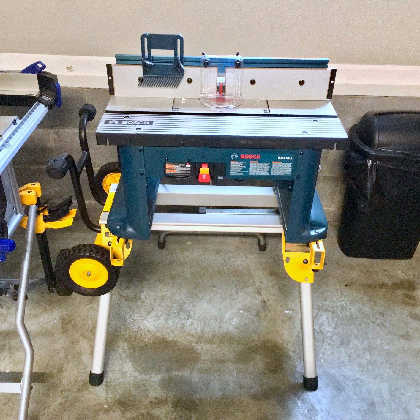 BOSCH Router Table RA1181, Benchtop Router Table, Woodworking Tools customer photo 1