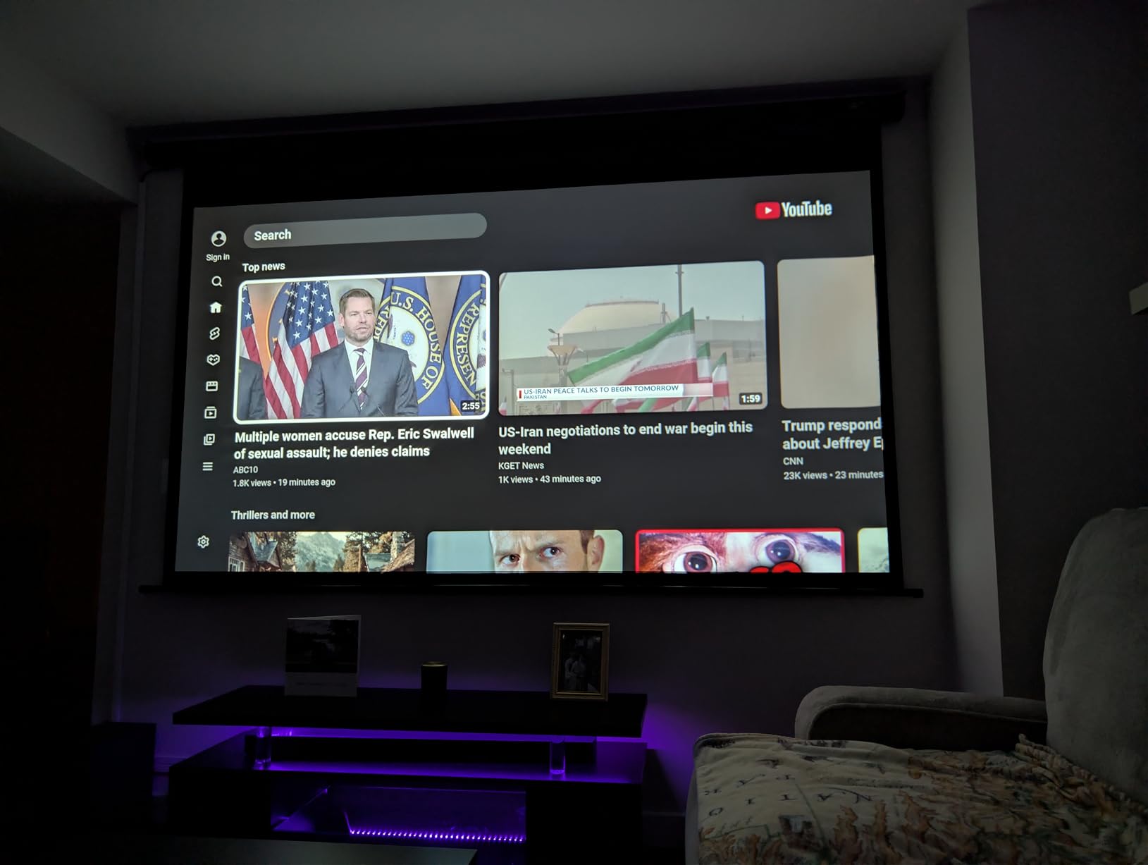 Elite Screens Spectrum 120-Inch 4:3 Electric Motorized Projector Screen, 4K/8K Ultra HD Ready, Home Theater, Classroom & Office, White Case, ELECTRIC120V customer photo 2