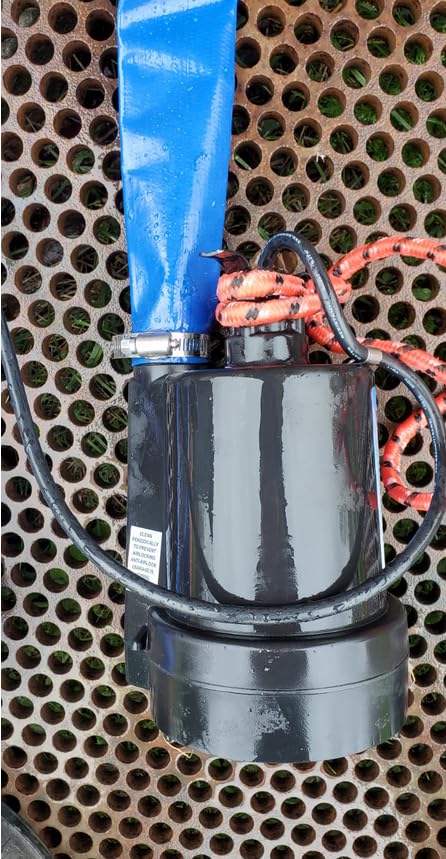 Superior Pump 91250 1800GPH Thermoplastic Submersible Utility Pump with 10-Foot Cord, 1/4 HP customer photo 2