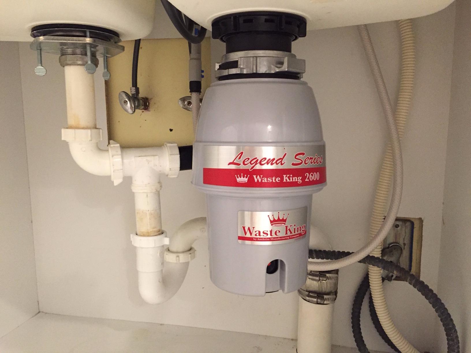 Waste King Legend Series Continuous Feed Garbage Disposal for Kitchen Sink with Power Cord, L-2600 customer photo 2