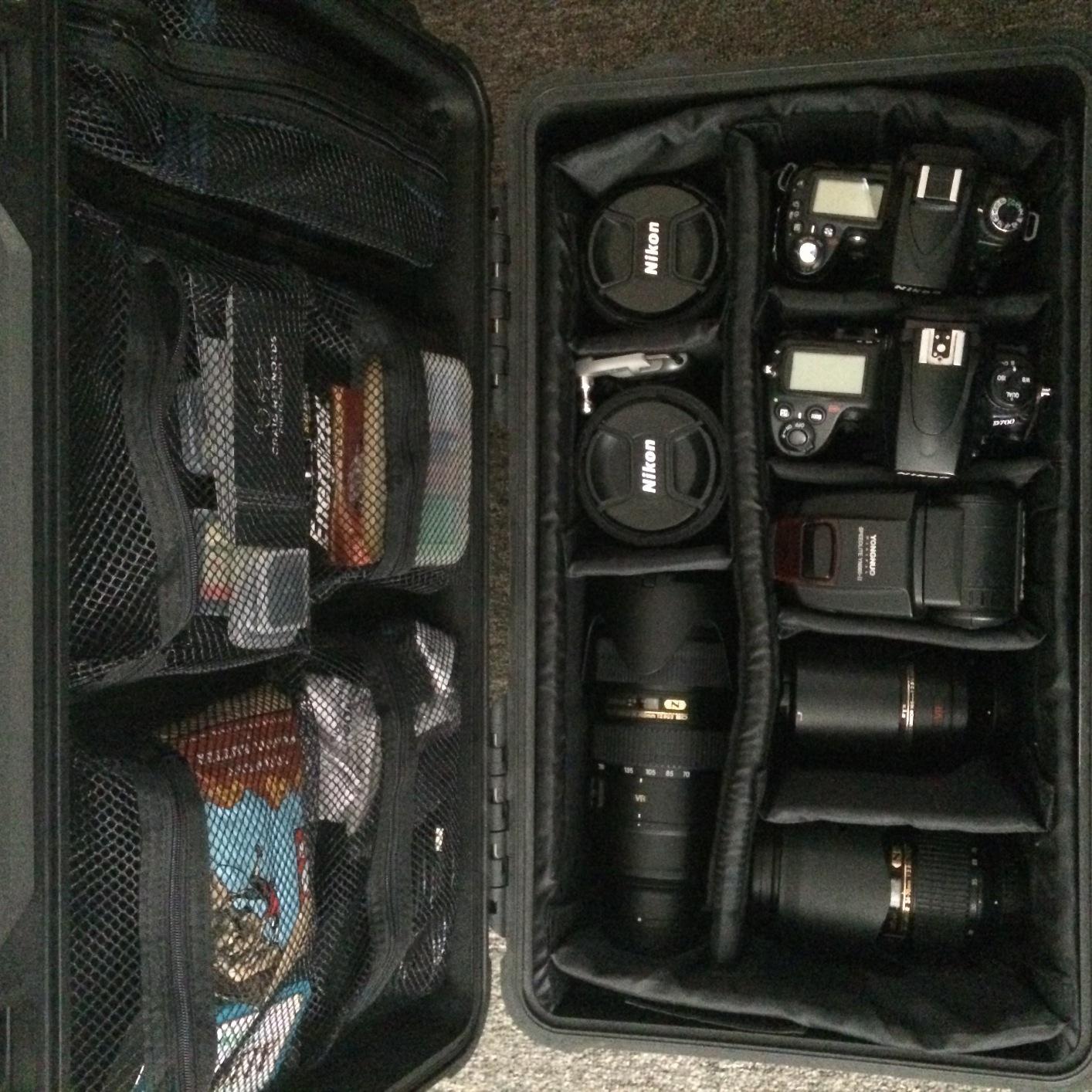 Pelican 1510 Case with Padded Dividers (Black) | Watertight Pelican 1510 case with wheels and padded dividers for travel, photography and equipment protection customer photo 2