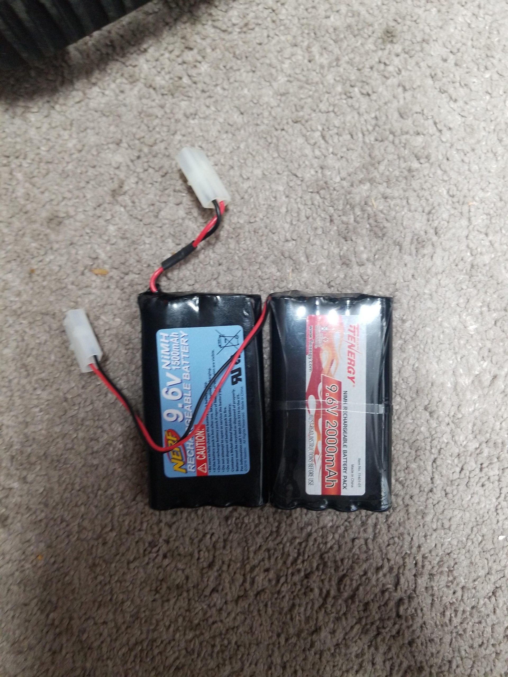 Tenergy 9.6V Flat NiMH Battery Packs for RC Car, High Capacity 8-Cell 2000mAh Rechargeable Battery Pack with Standard Tamiya Connectors customer photo 2
