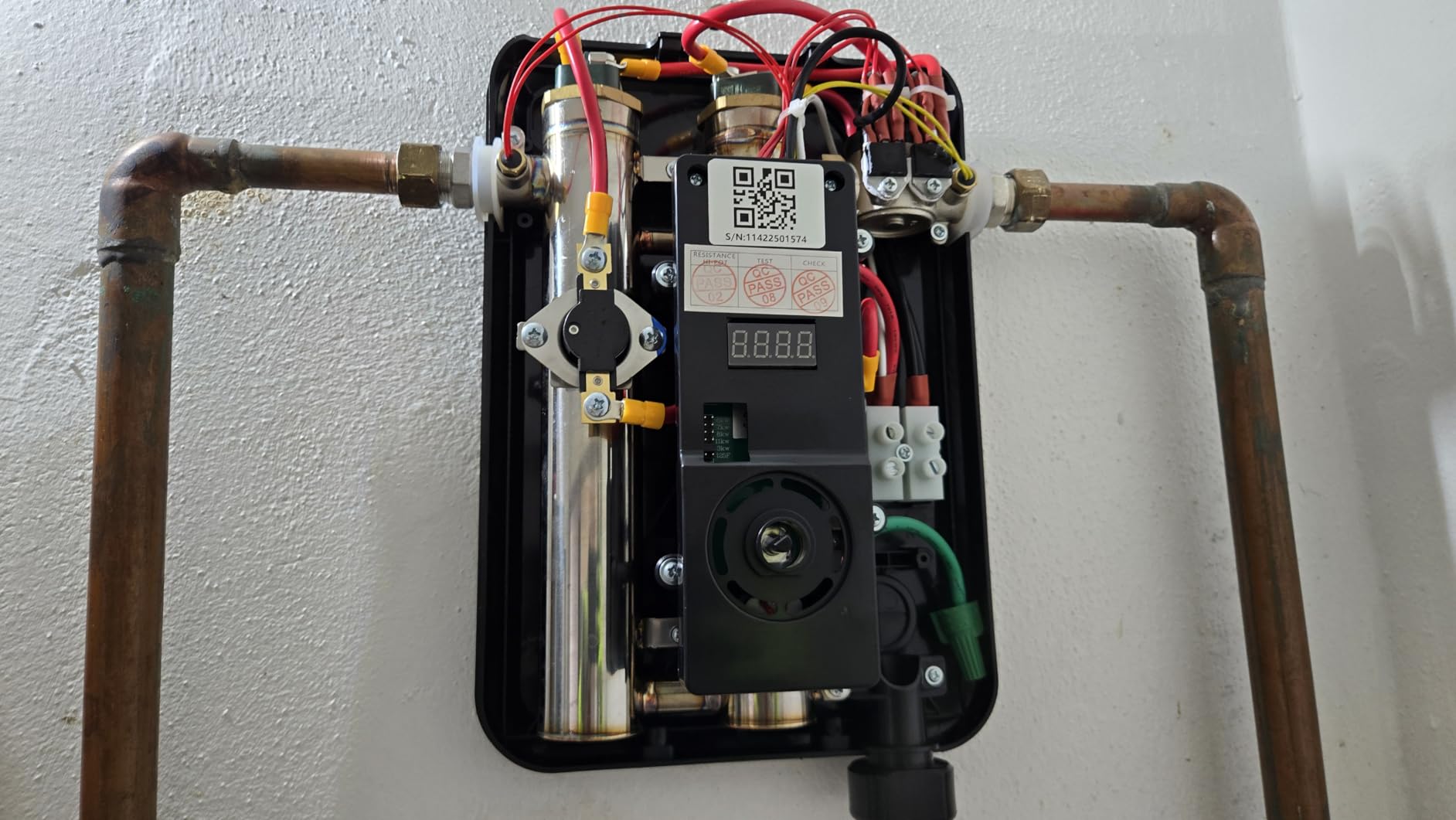 EcoSmart ECO 11 Electric Tankless Water Heater, 13KW at 240 Volts with Patented Self Modulating Technology customer photo 1