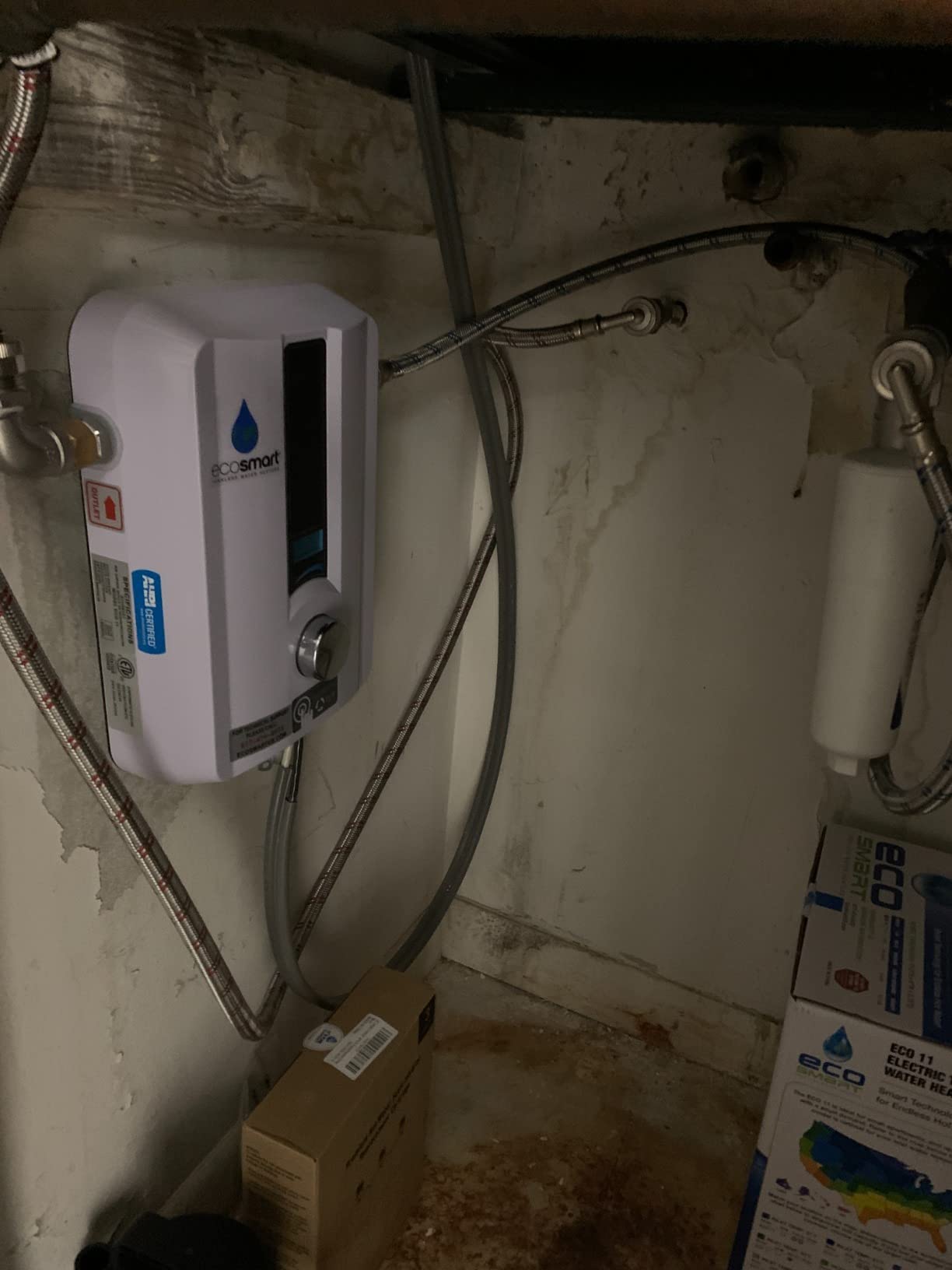 EcoSmart ECO 11 Electric Tankless Water Heater, 13KW at 240 Volts with Patented Self Modulating Technology customer photo 2