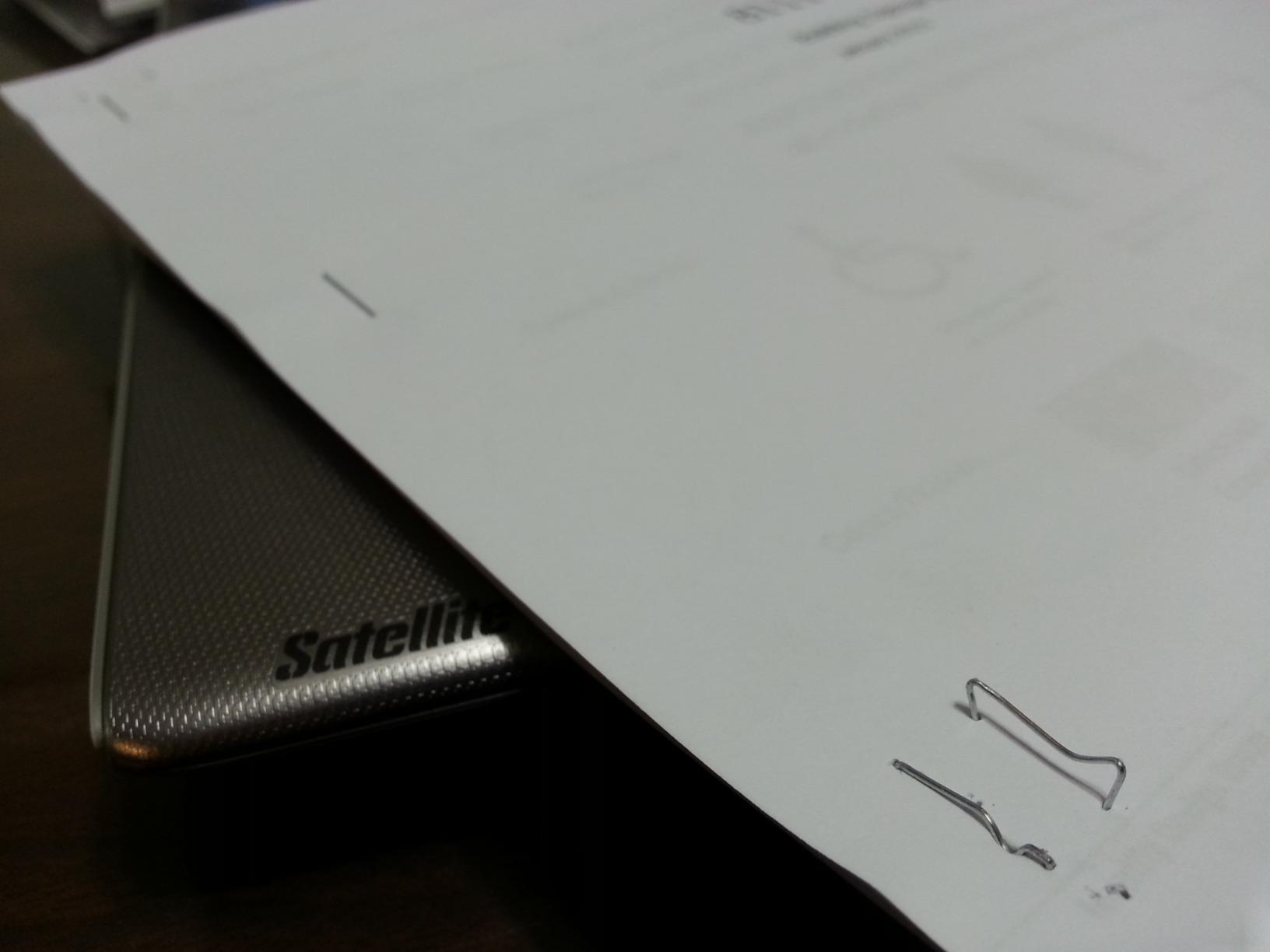 Swingline Stapler, 70 Sheet Capacity, Optima 70, Jam Free, Reduced Effort, Soft Grip, Metal, Silver/Black/Orange (87875) customer photo 2
