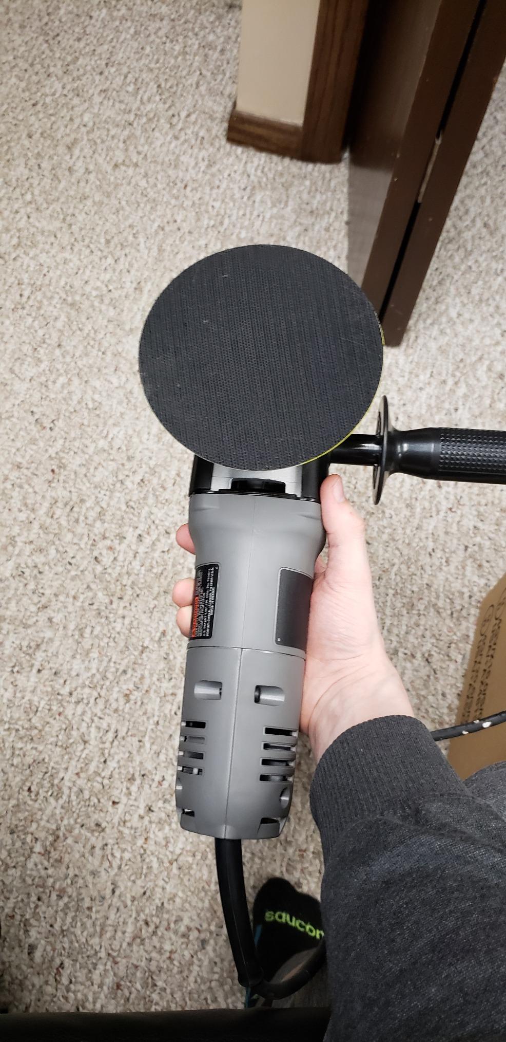 PORTER-CABLE Buffer Polisher, Car Polisher for Car Detaining, 6-Inch, Orbital, Variable Speed (7424XP) customer photo 2