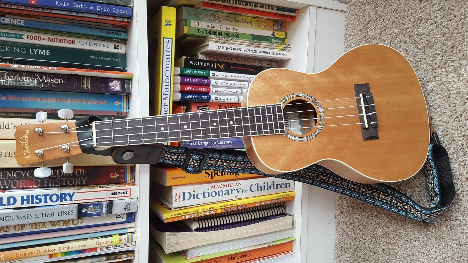 Cordoba 15CM Concert Ukulele - Hand Crafted With Mahogany Top, Back & Sides, Authentic Abalone Rosette & Satin Finish & Premium Italian Aquila Strings - For Beginners & Professionals customer photo 2