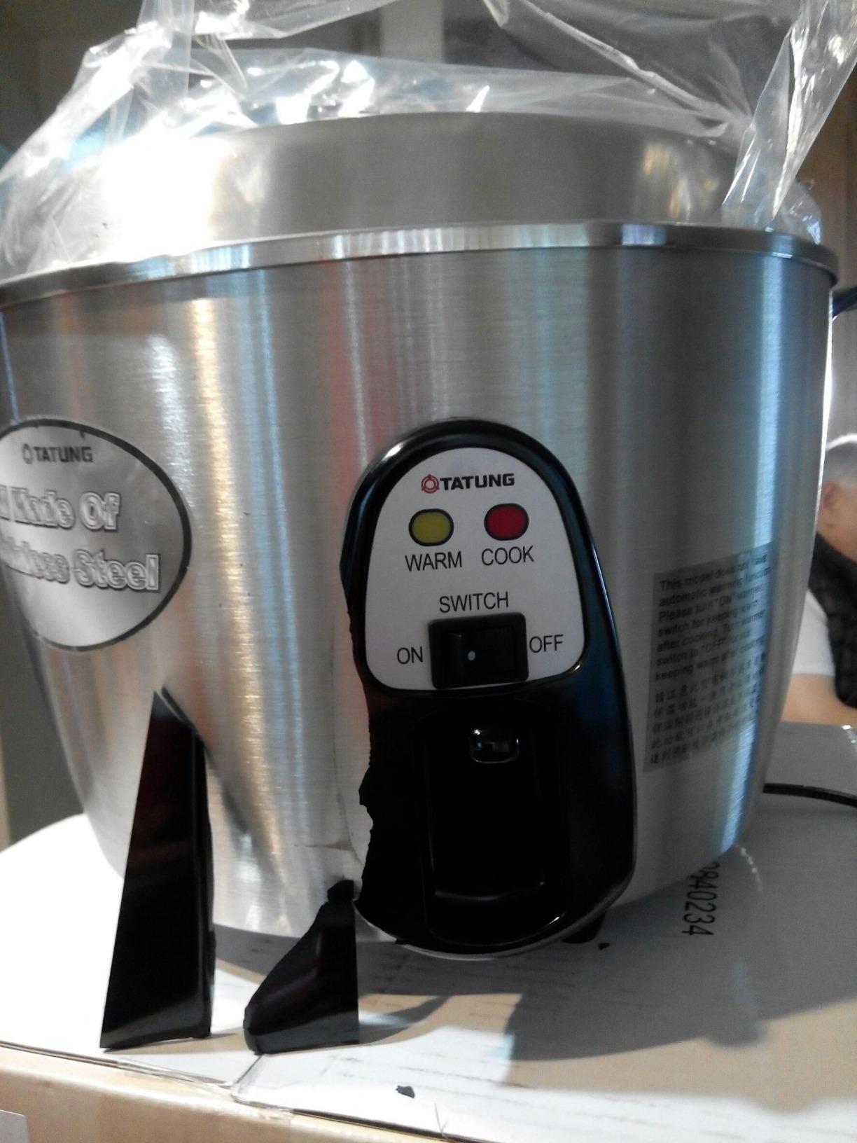 Tatung TAC-11KN(UL) - 11 Cup Multi-Functional Stainless Steel Rice Cooker - Silver customer photo 1