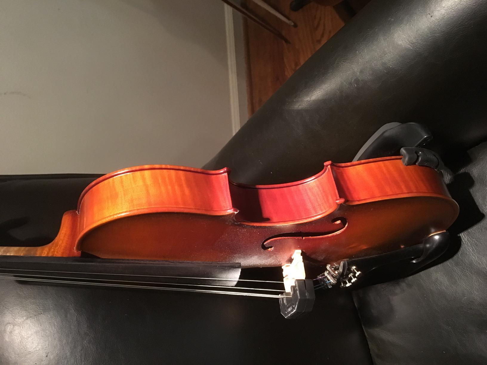 Cecilio 16.5 Inch Viola Solid Wood Acoustic Viola with Ebony Fittings customer photo 2