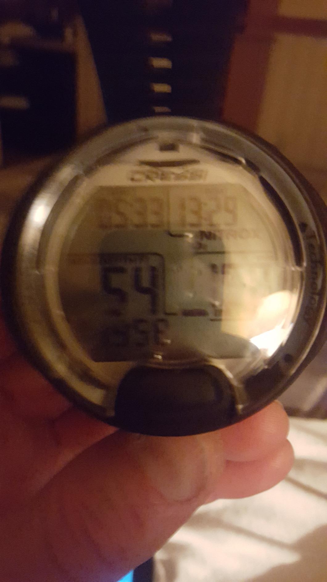 CRESSI Leonardo 2.0 Scuba Dive Watch, Air Nitrox Gauge, Black/Blue | Dive Computer, Air Nitrox Gauge Modes, Single-Button Control, Visual & Audible Alarm, USB & Infrared Transfer, Diving Watch customer photo 2
