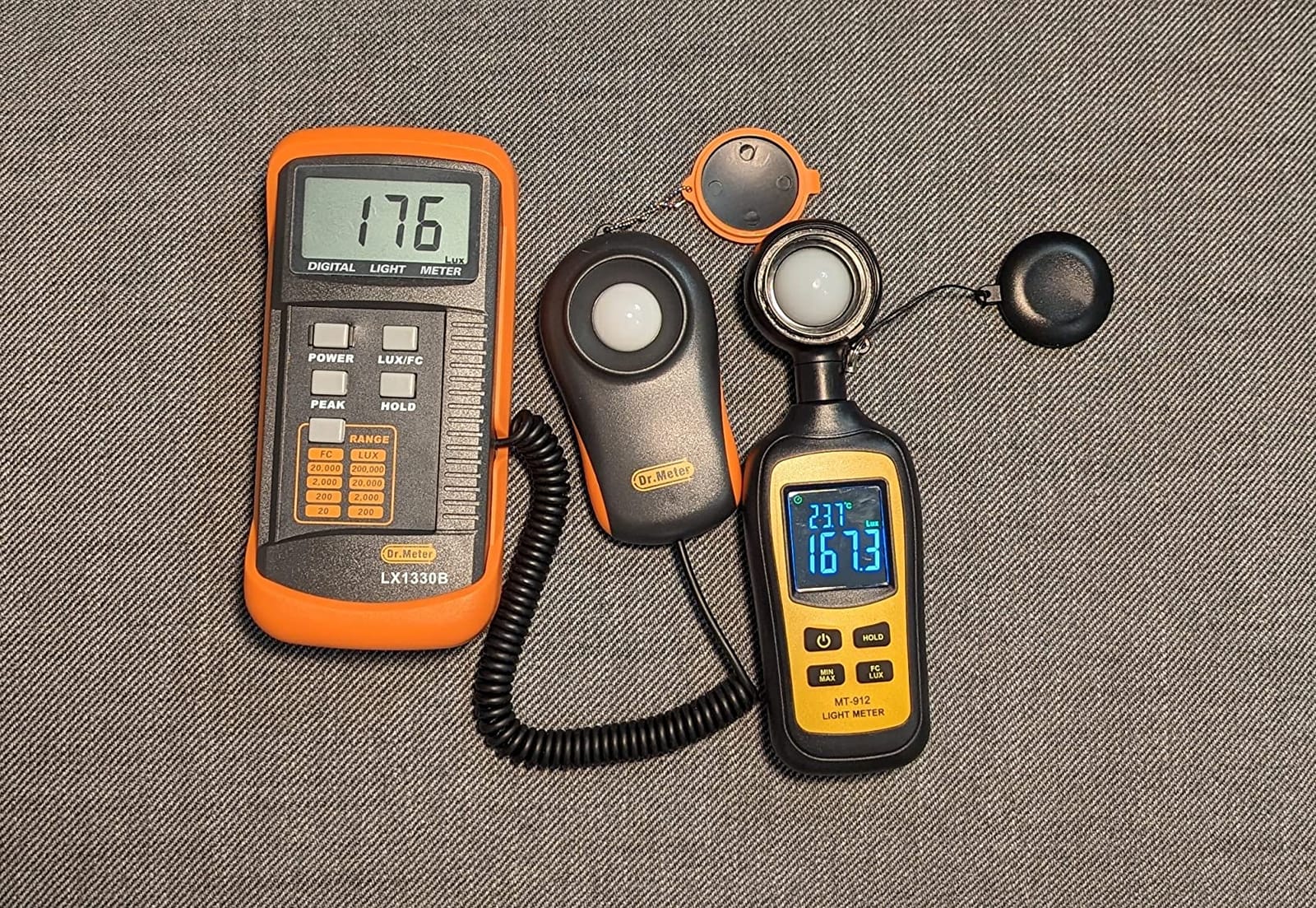 Dr.meter Digital Illuminance Light Meter 0-200,000 Lux Range Lux Meter | Lighting Intensity Brightness Measurement for Indoor Outdoor Plants, High Precision Fast Response Light Meters customer photo 1