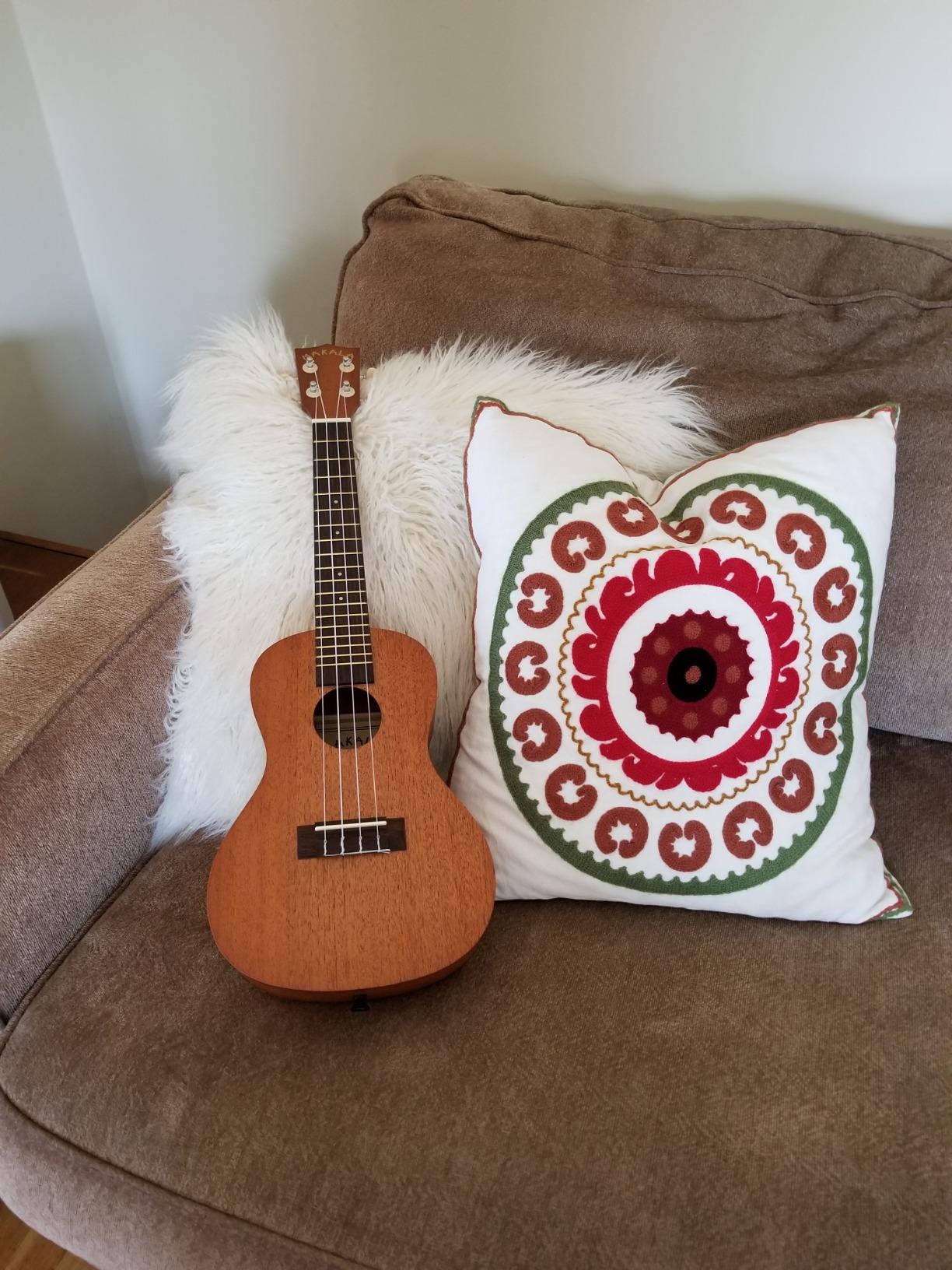 Kala MK-C Makala Concert Ukulele Bundle with Gig Bag, Tuner, Strap, Aquila Strings, Online Lessons, Austin Bazaar Instructional DVD, and Polishing Cloth customer photo 2