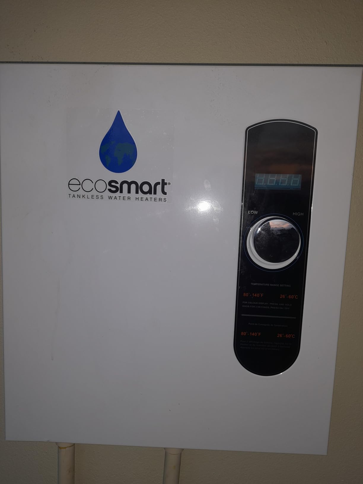 Ecosmart ECO 24 24 KW at 240-Volt Electric Tankless Water Heater with Patented Self Modulating Technology, 17 x 17 x 3.5 customer photo 1