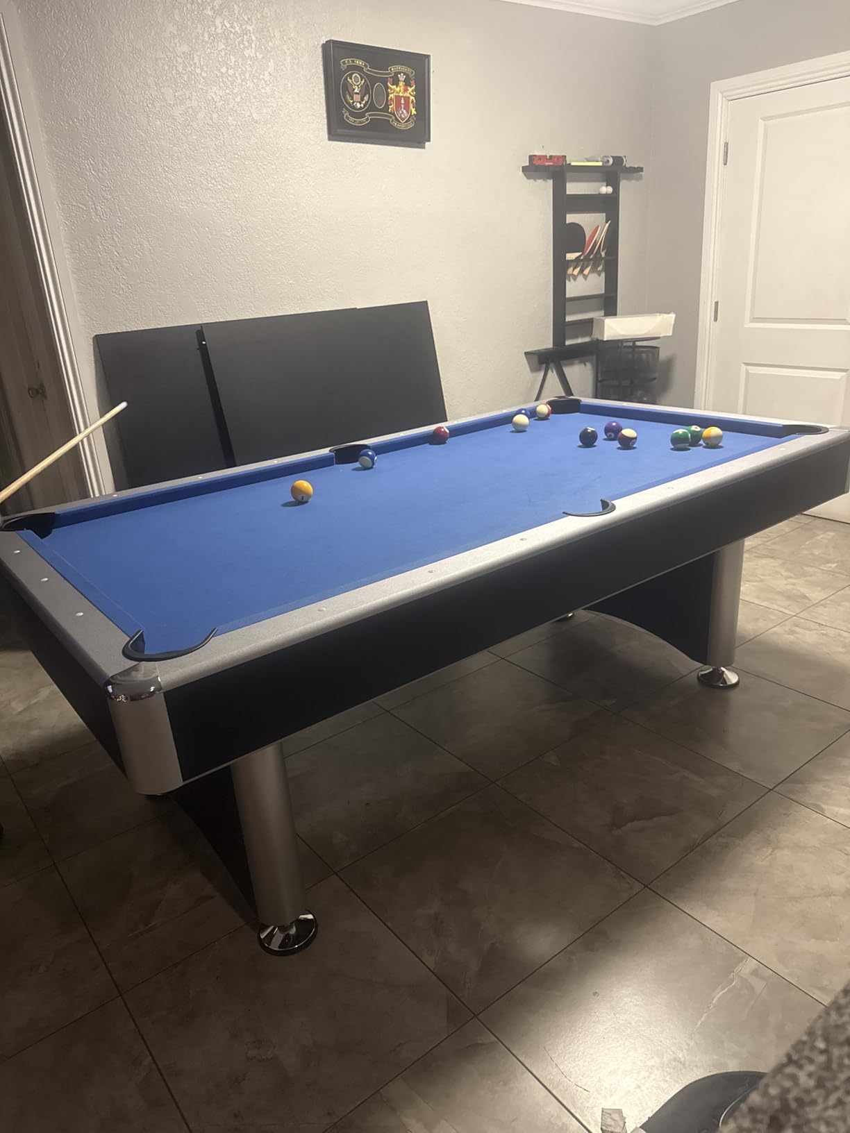Hathaway Maverick 7 Foot Pool Table with Table Tennis Top - Matte Black Finish customer photo 1