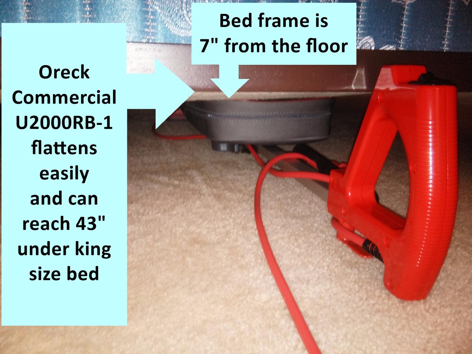 Oreck Commercial Professional Vacuum Cleaner, Bagged Upright Vac | For Carpets and Hard Floor, High-Speed Double Helix Brush Roll, Lightweight customer photo 2