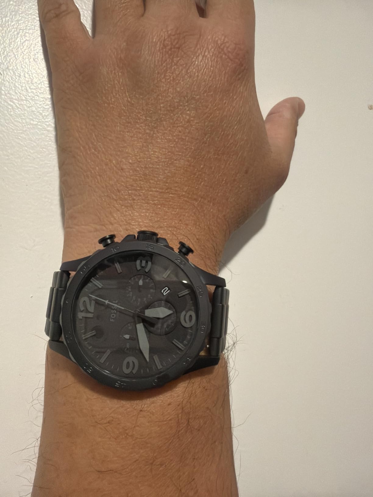 Fossil Men's Nate Quartz Chronograph Watch for Men customer photo 1