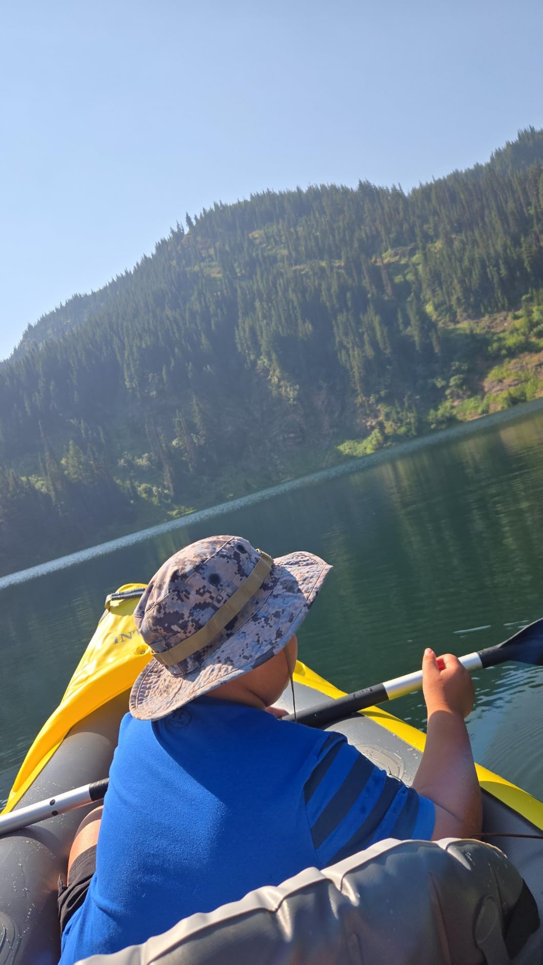 Intex 68307EP Explorer K2 Inflatable Kayak Set: Includes Deluxe 86in Aluminum Oars and High-Output Pump - SuperStrong PVC - Adjustable Seats with Backrest - 400lb Weight Capacity customer photo 2