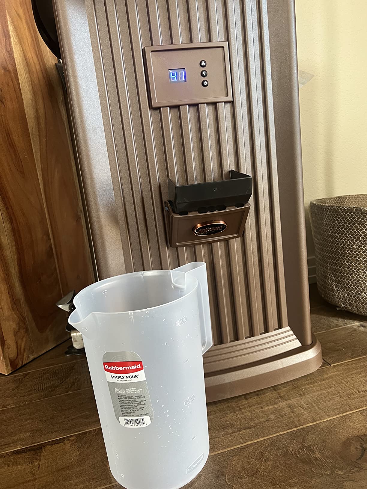 AIRCARE Digital Whole-House Pedestal-Style Evaporative Humidifier (Nutmeg) customer photo 1