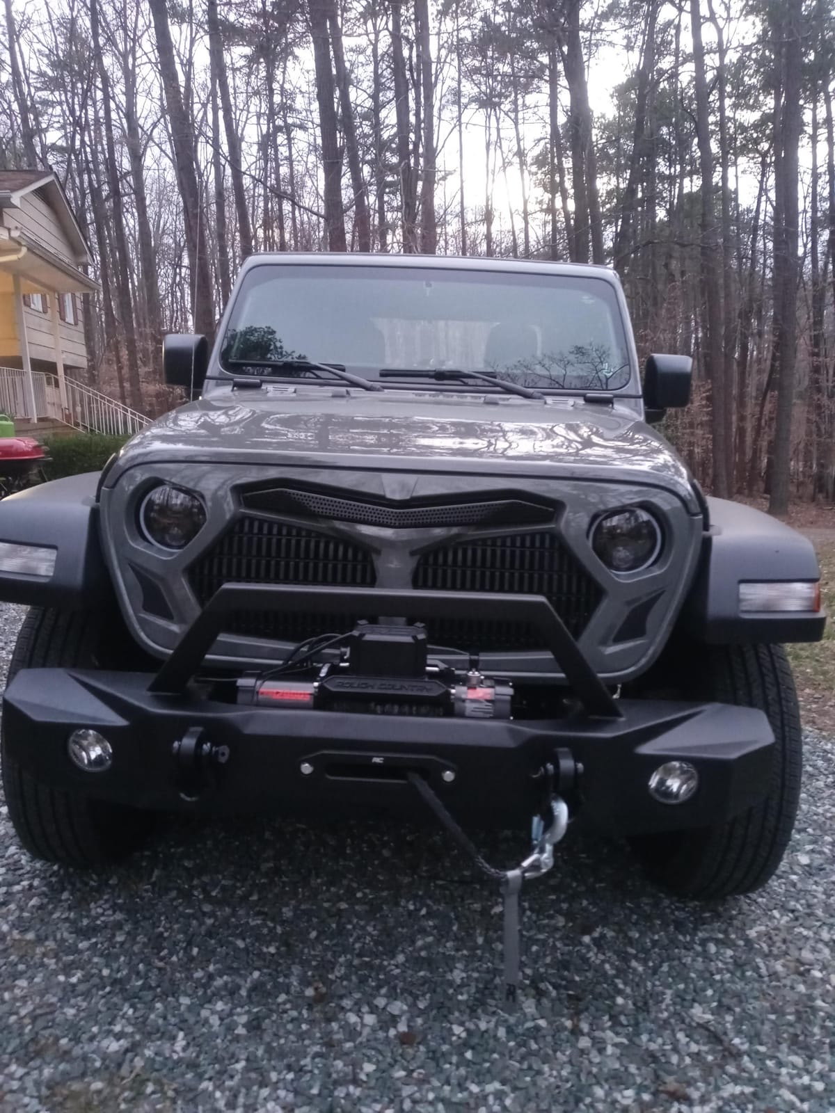 Rough Country 12,000LB PRO Series Electric Winch | Synthetic Rope - PRO12000S, Black customer photo 2