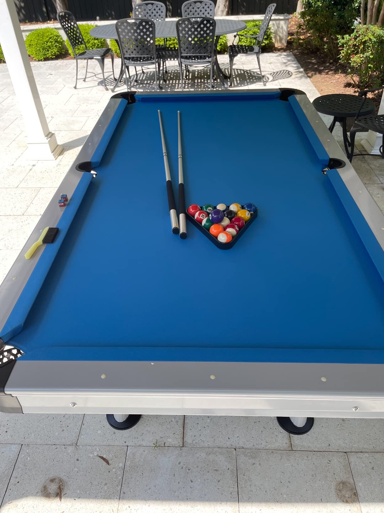 Playcraft Extera 8' Outdoor Pool Table customer photo 2
