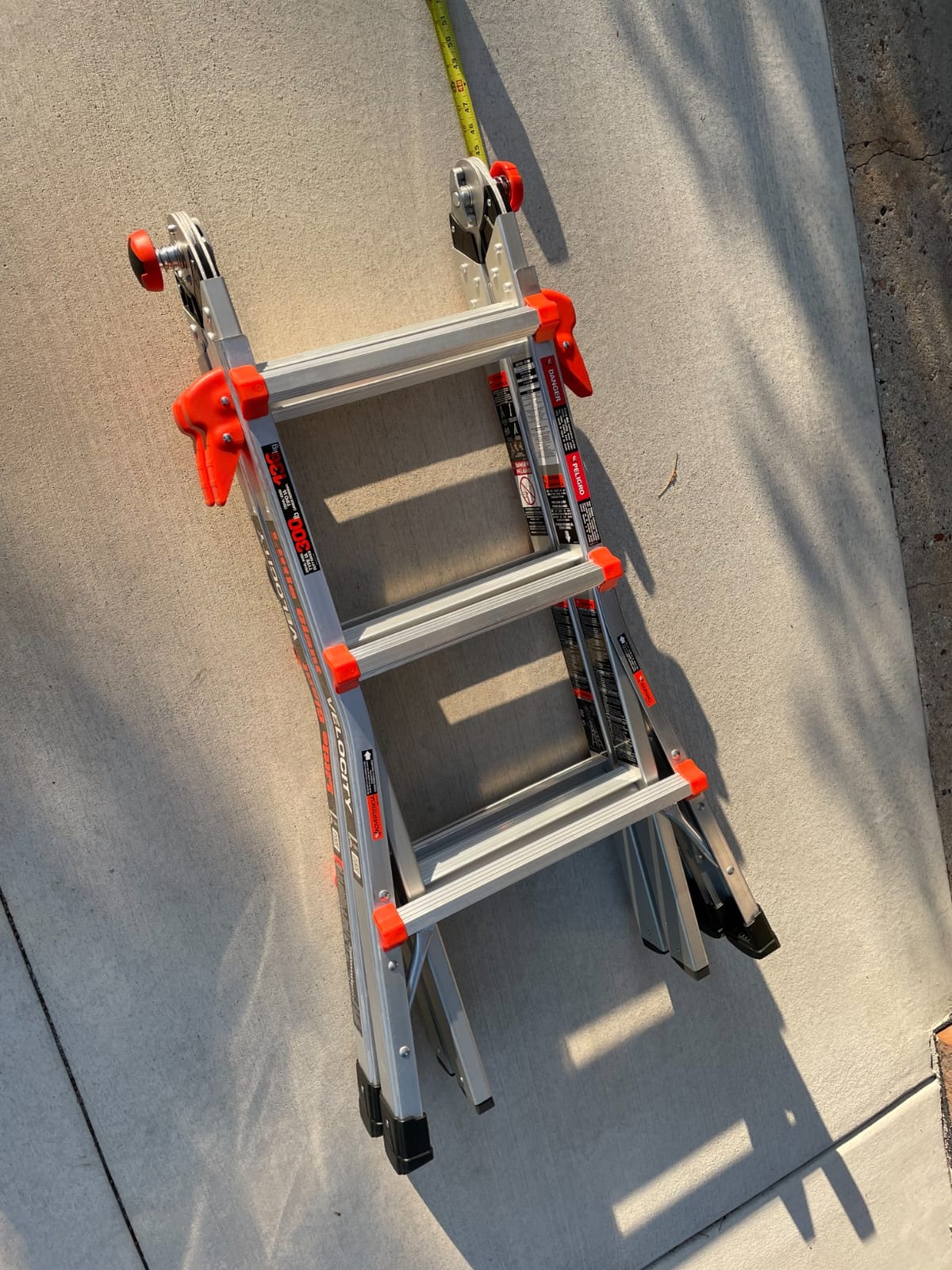 Little Giant Velocity, Aluminum Ladder, 14 ft Reach, 15413-001 | Telescoping Multi-Position Ladder with Extension, A-Frame, 90-Degree & Trestle Modes, 300 lbs. Rating customer photo 1