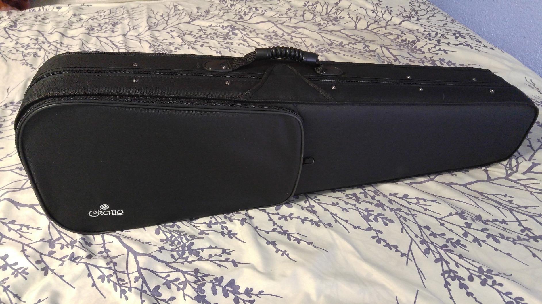 Cecilio Full Size 4/4 Violin with Hard Case & Shoulder Rest - Solidwood Ebony Fitted Violin with Premium Strings, Ideal for Beginners customer photo 2