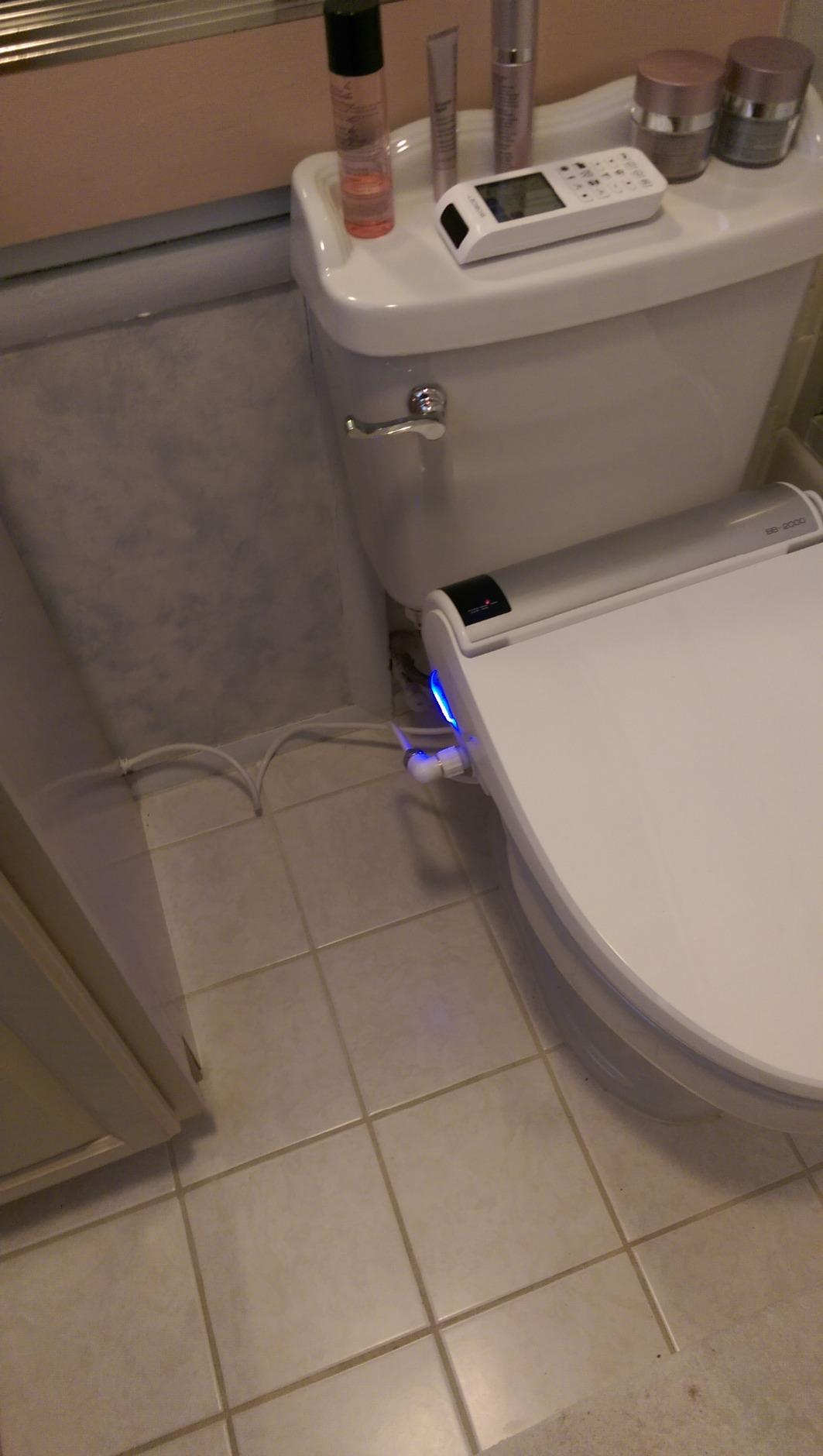Bio Bidet BB2000 Bliss Electric Bidet Toilet Seat, Warm Water with Air Dryer, Heated Seat with Sensor and Slow Close Lid, Night Light, Remote Control, Elongated, White customer photo 1