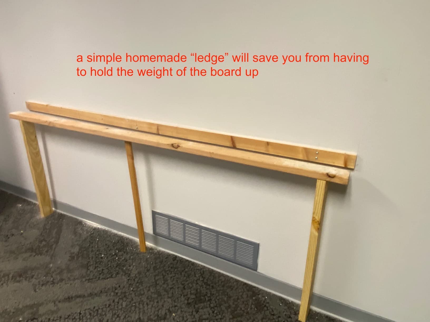 Quartet Whiteboard, Glass Dry Erase Board, Magnetic, 8' x 4', Infinity Frameless Mounting, White Surface, Accessory Tray, 1 Dry Erase Marker and 2 Glass Board Magnets (G9648W-A) customer photo 1