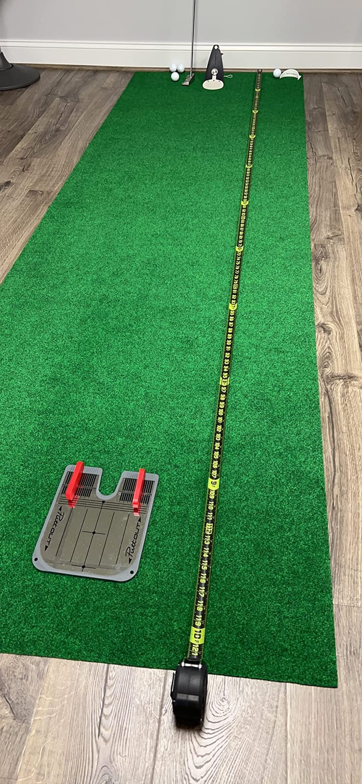 Putt-A-Bout Golf Putting Mat, 3 x 11-Feet, Green customer photo 1